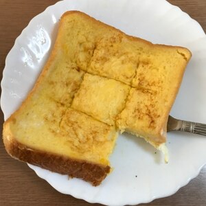 6枚切り食パンで☆外カリ中ふわ☆フレンチトースト